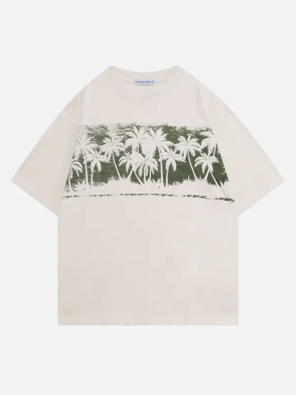 Aelfric Eden Coconut Tree Print Tee sold by Aelfric Eden