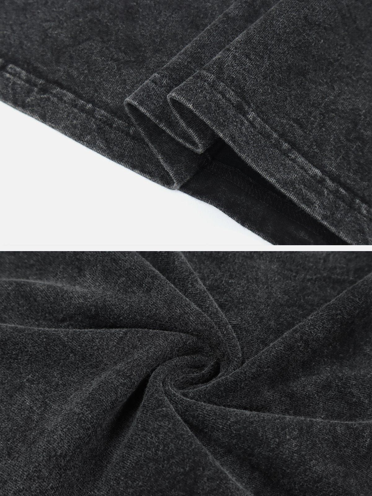 Aelfric Eden Washed Distressed Gradient Letter Print Tee sold by Aelfric Eden product image thumbnail 3