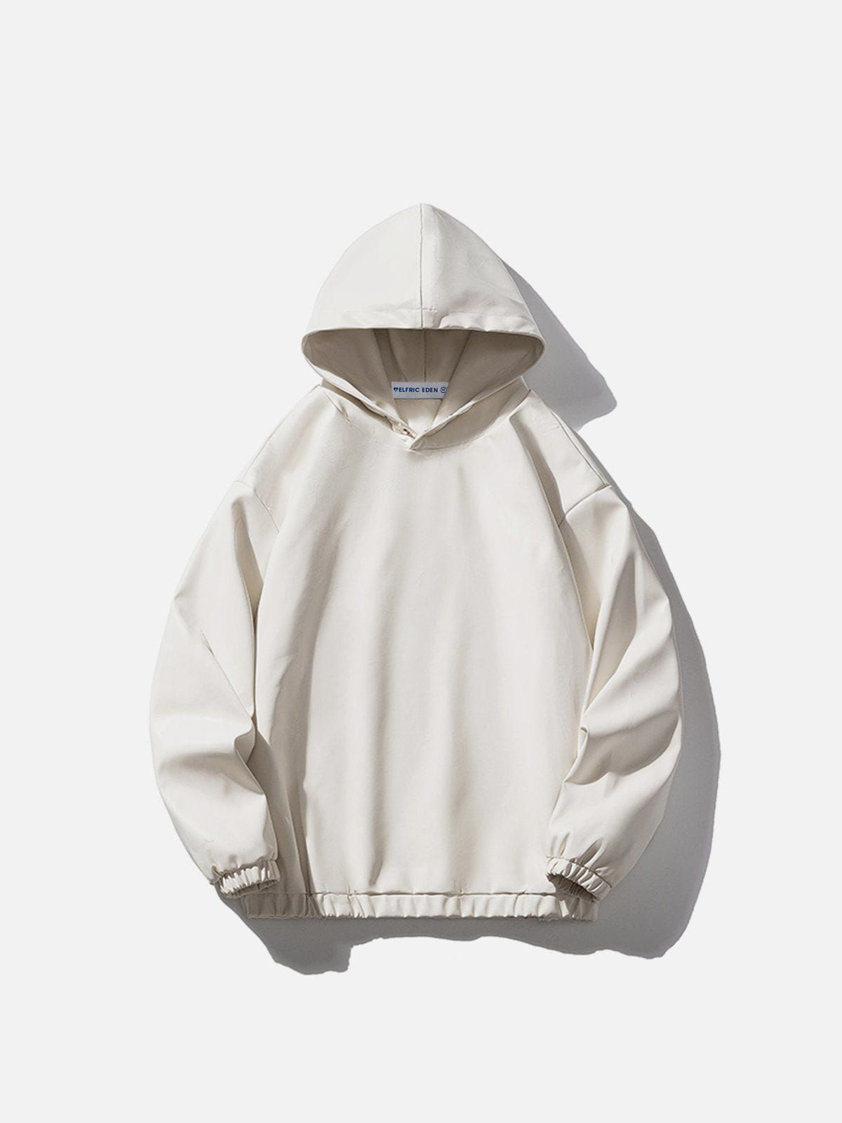 Aelfric Eden Solid Faux Leather Hoodie sold by Aelfric Eden