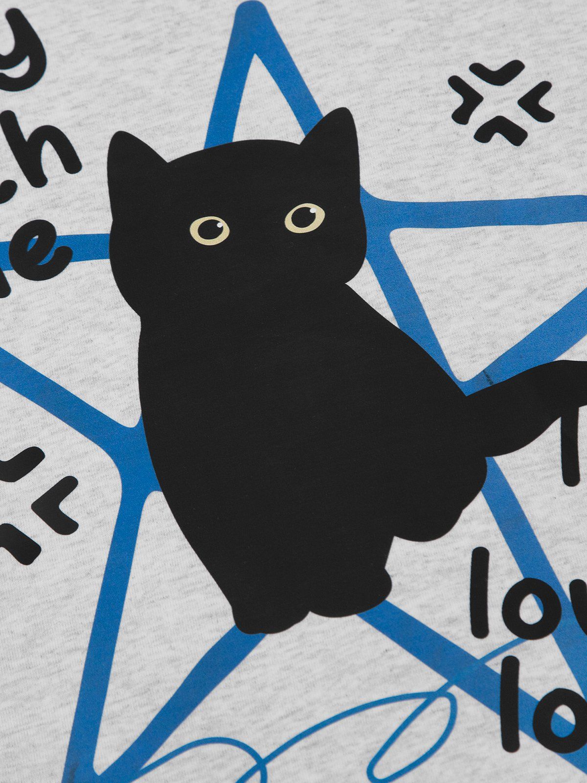 Aelfric Eden Cat Star Print Tee sold by Aelfric Eden product image thumbnail 4