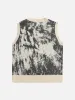 Aelfric Eden Tie Dye Jacquard Sweater Vest sold by Aelfric Eden