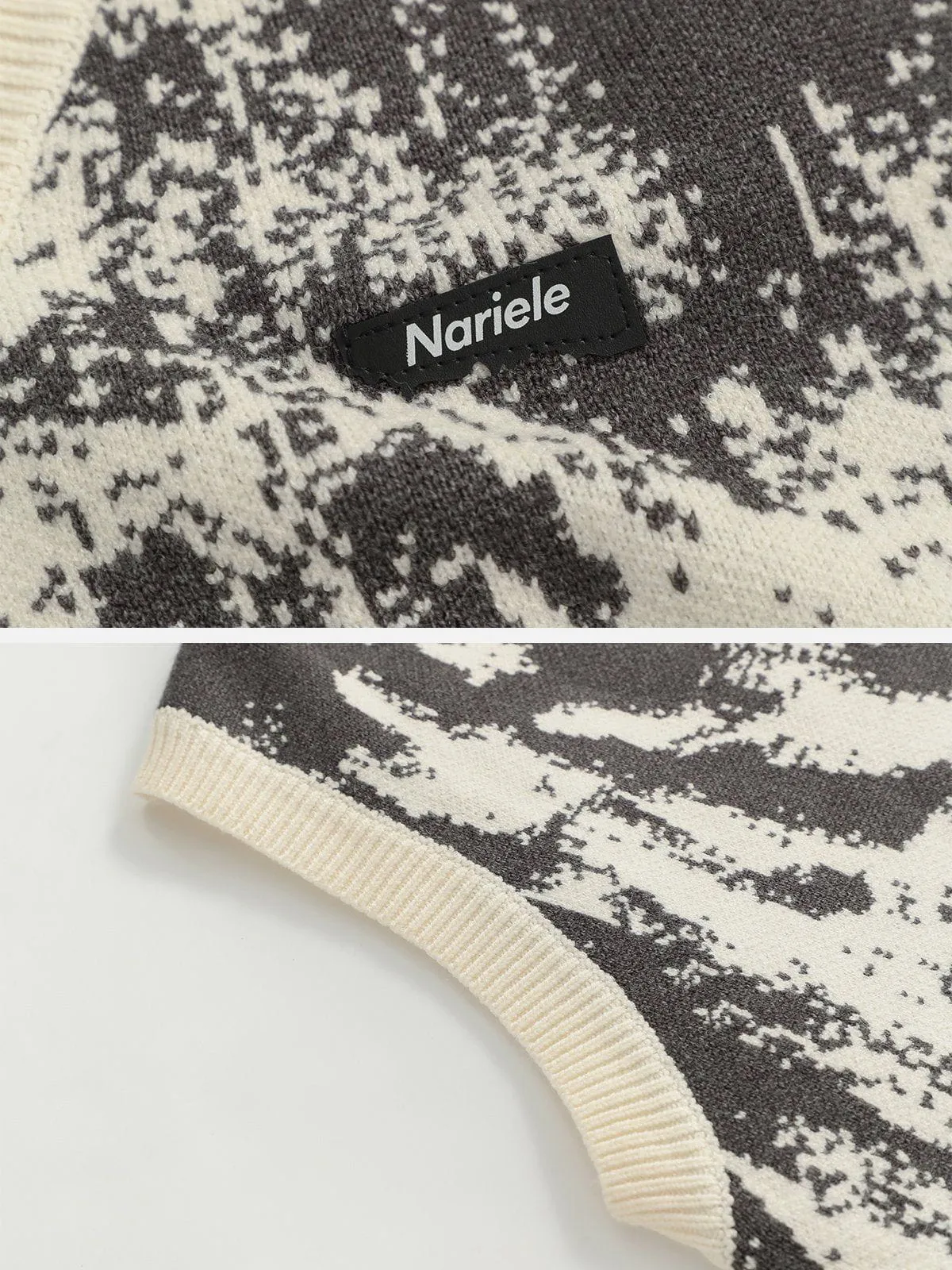 Aelfric Eden Tie Dye Jacquard Sweater Vest sold by Aelfric Eden product image thumbnail 4