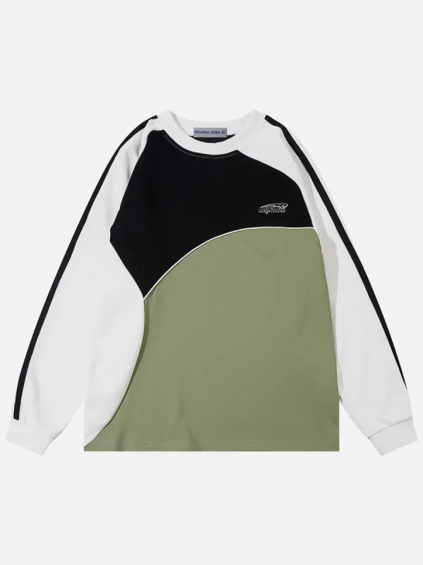 Aelfric Eden Irregular Patchwork Sweatshirt sold by Aelfric Eden