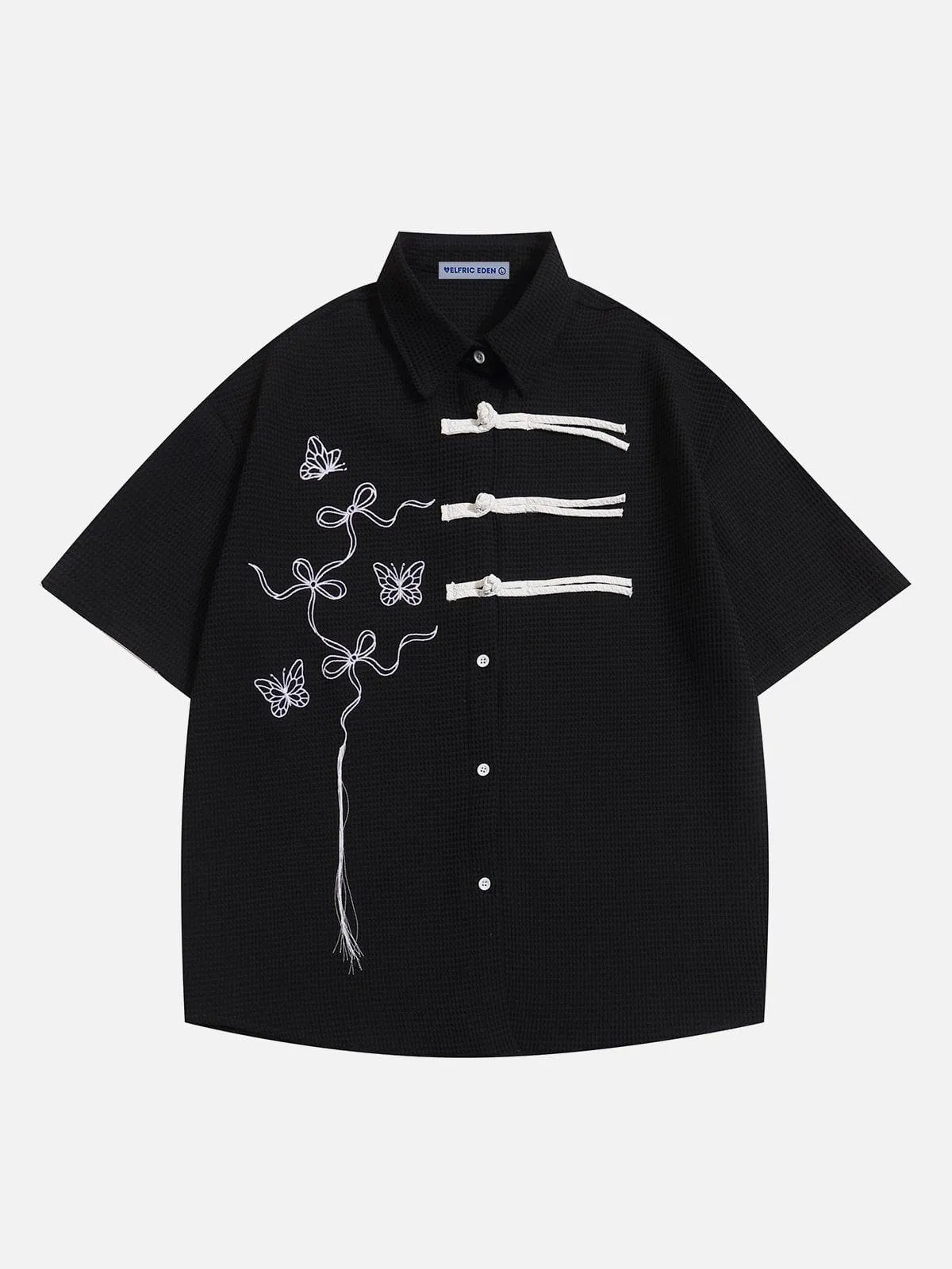 Aelfric Eden Waffle Butterfly Short Sleeve Shirt sold by Aelfric Eden product image thumbnail 2