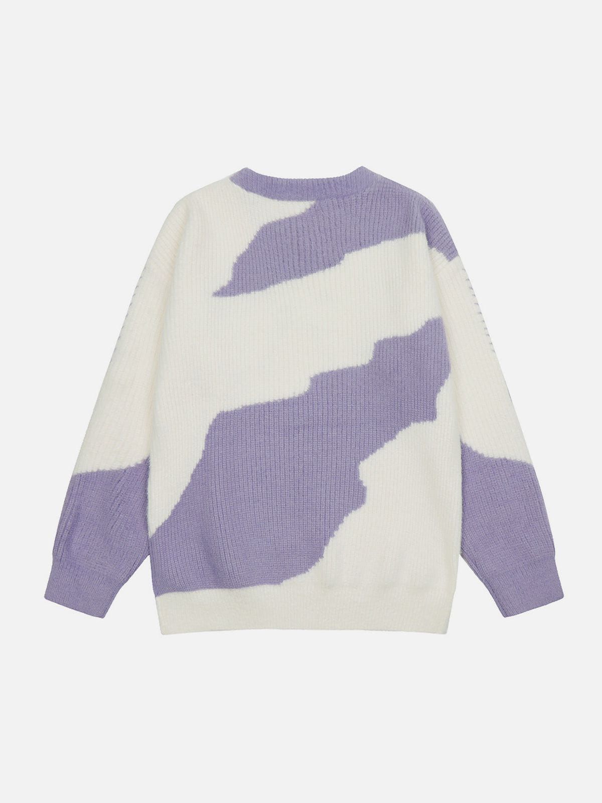 Aelfric Eden Patchwork Crochet Tassel Sweater sold by Aelfric Eden product image thumbnail 3