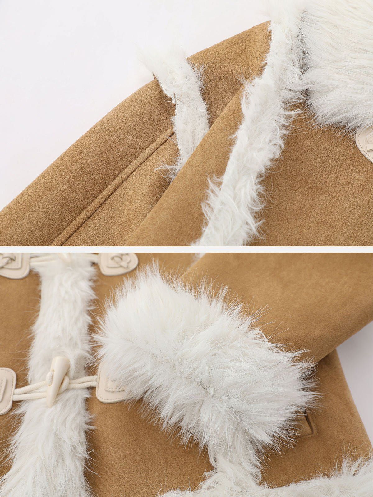 Aelfric Eden Vintage Suede Plush Coat sold by Aelfric Eden product image thumbnail 4