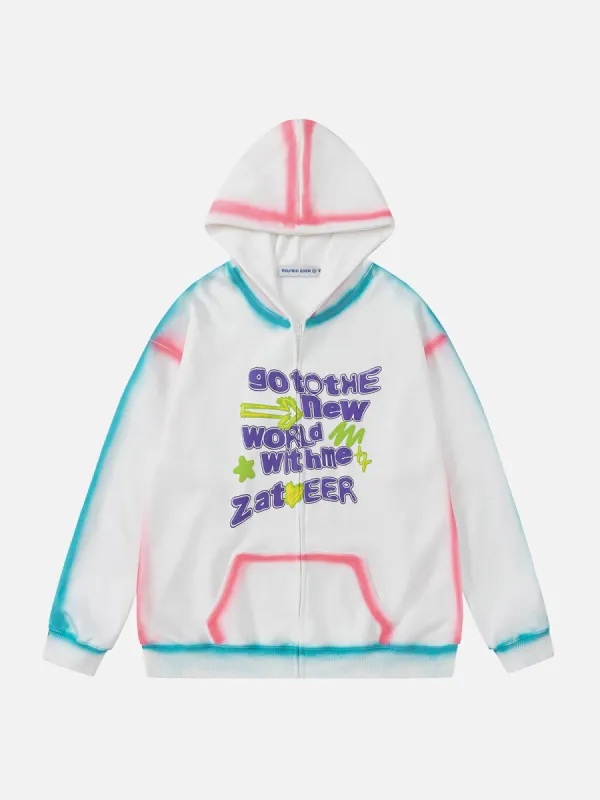 Aelfric Eden Graffiti Letter Hoodie sold by Aelfric Eden