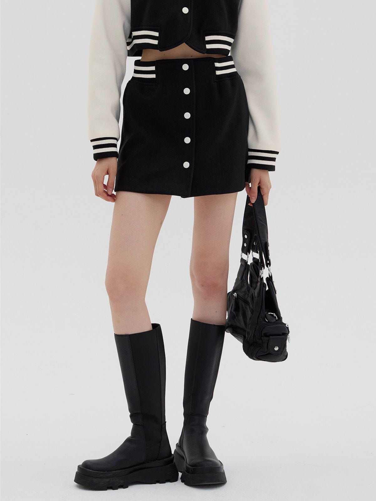 Aelfric Eden Breasted Varsity Skirt sold by Aelfric Eden