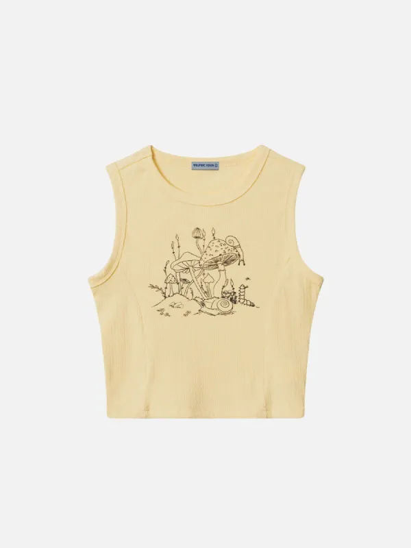 Aelfric Eden Mushroom Knit Tank Top sold by Aelfric Eden