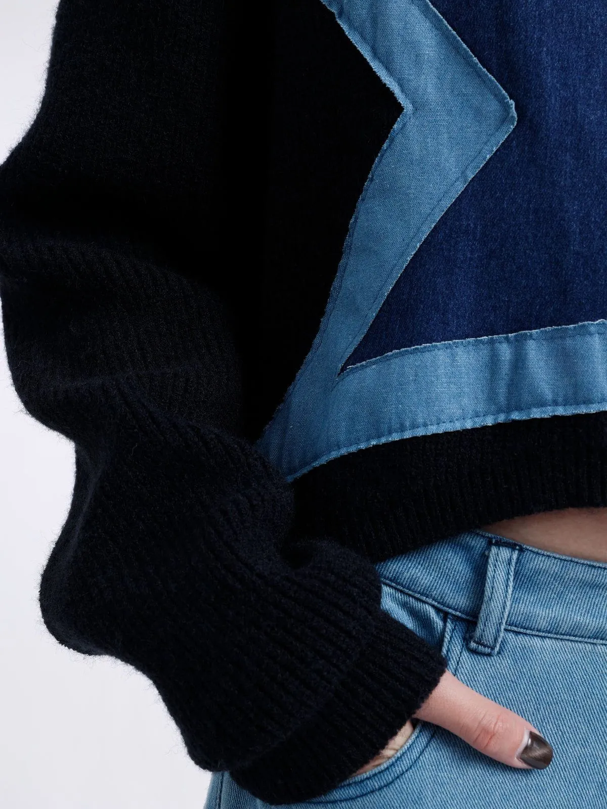 Aelfric Eden Star Denim Applique Cardigan sold by Aelfric Eden product image thumbnail 3