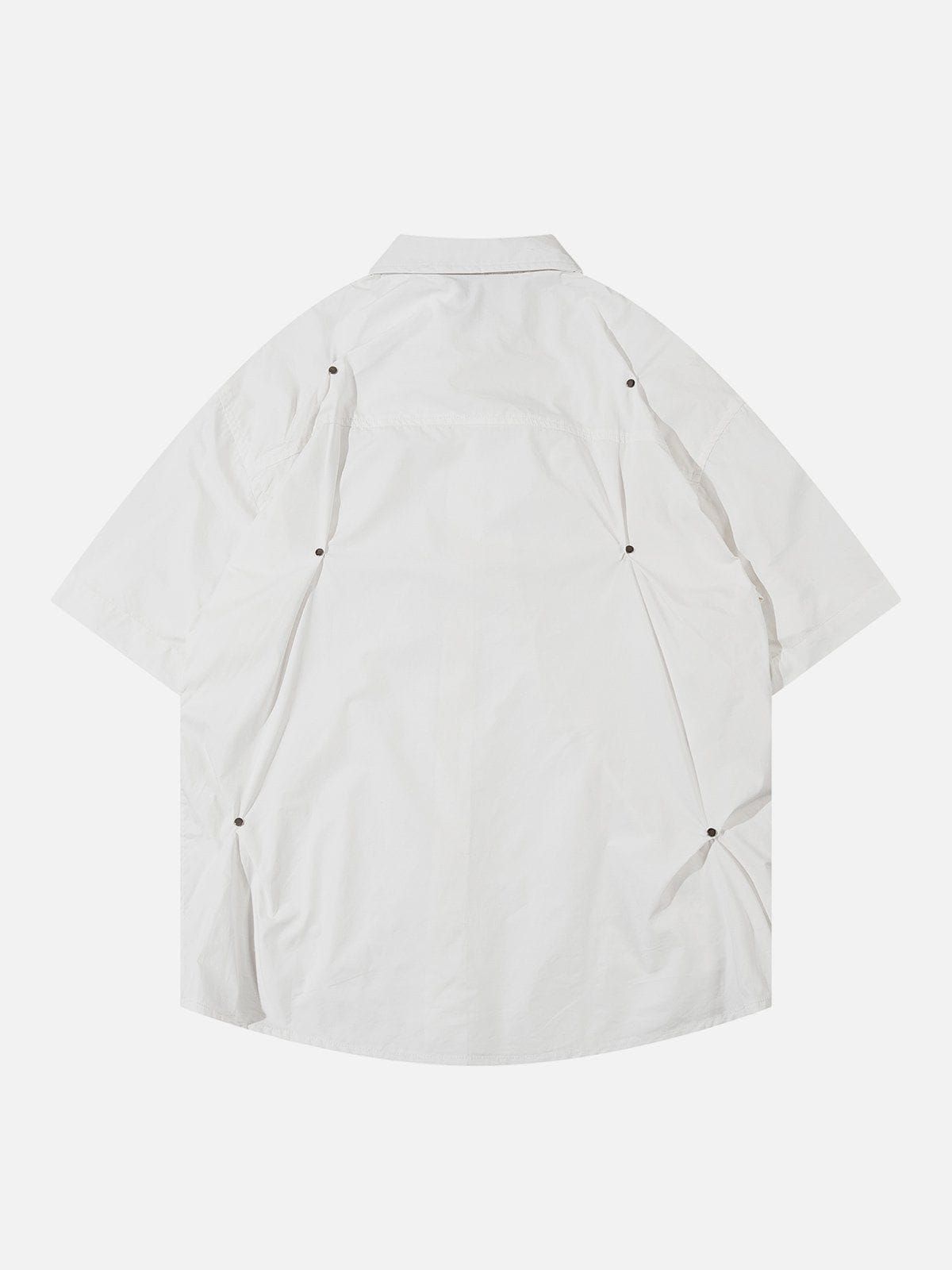 Aelfric Eden Rivet Wrinkle Short Sleeve Shirts sold by Aelfric Eden product image thumbnail 3