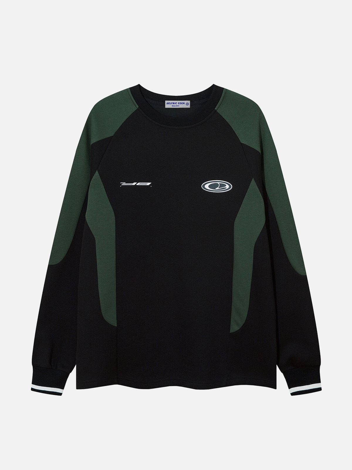 Aelfric Eden Patchwork Color Blocking Sweatshirt sold by Aelfric Eden