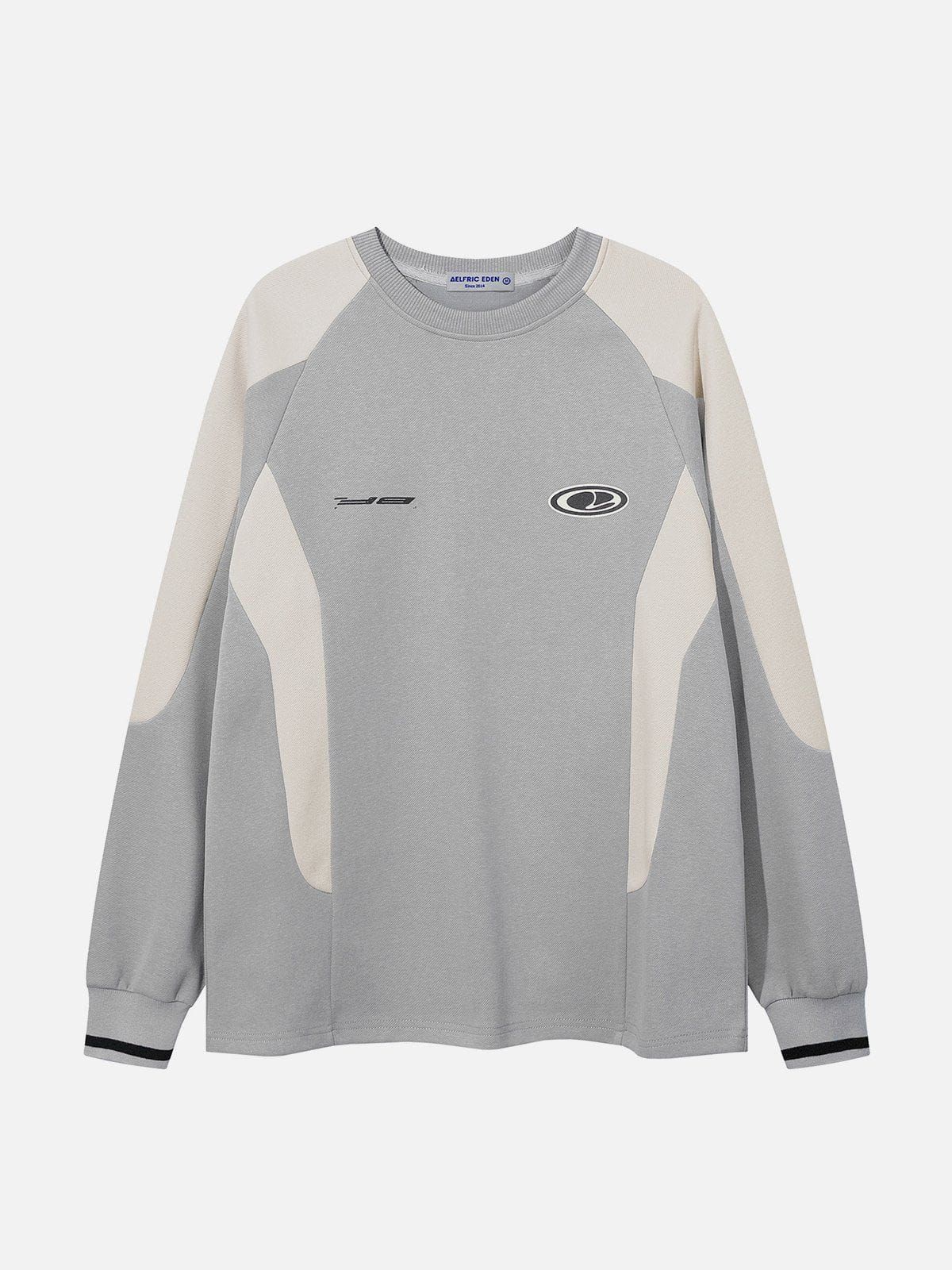 Aelfric Eden Patchwork Color Blocking Sweatshirt sold by Aelfric Eden product image thumbnail 2