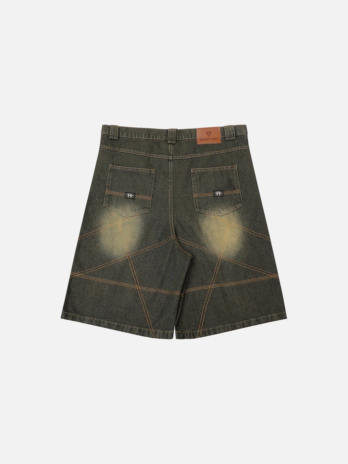 Aelfric Eden Embroidery Washed Jorts sold by Aelfric Eden product image thumbnail 3