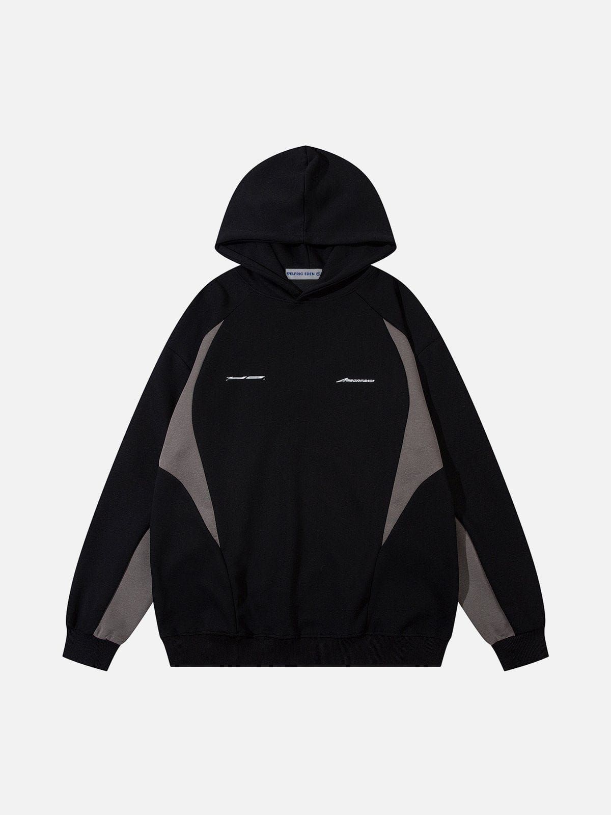 Aelfric Eden Color Blocking Patchwork Hoodie sold by Aelfric Eden product image thumbnail 2