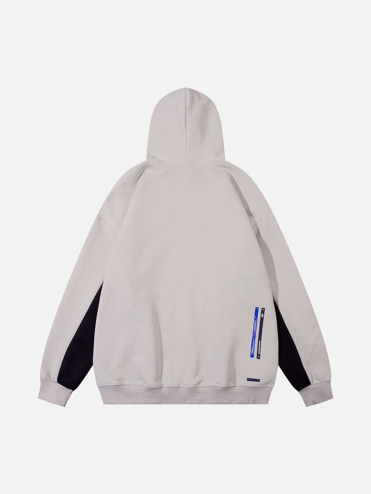 Aelfric Eden Color Blocking Patchwork Hoodie sold by Aelfric Eden product image thumbnail 3