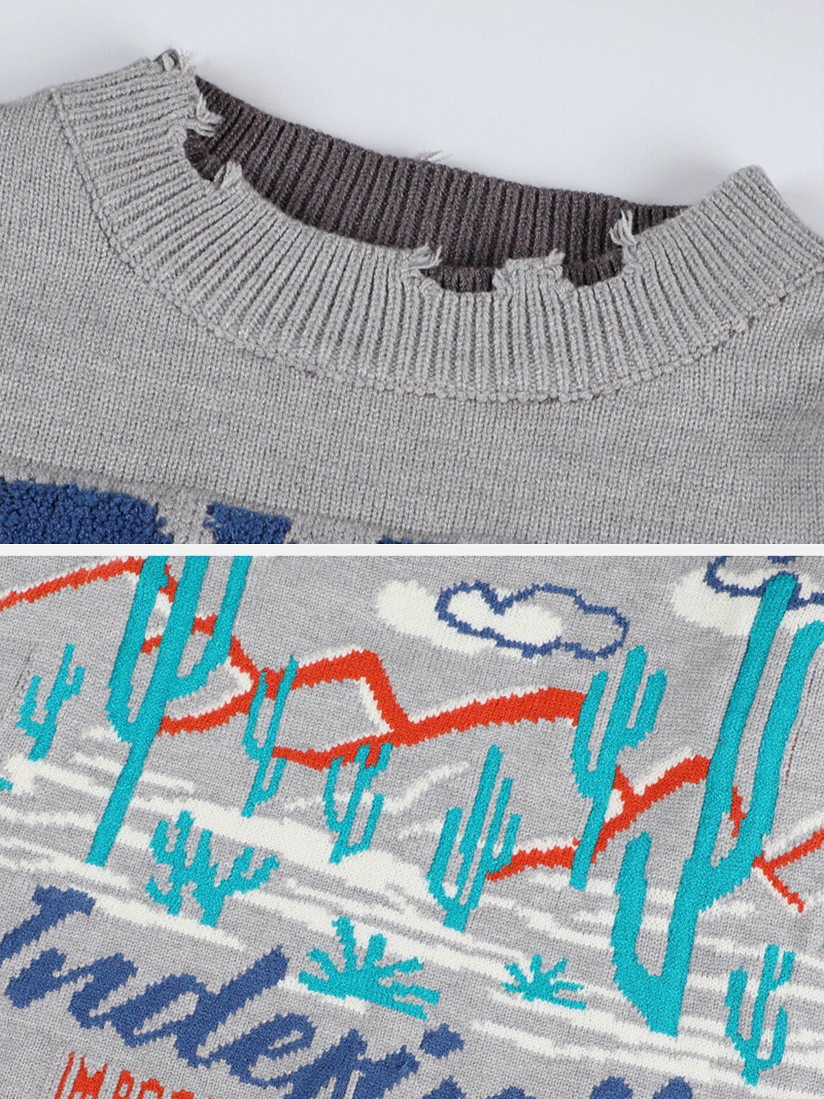 Aelfric Eden Cactus Jacquard Sweater sold by Aelfric Eden product image thumbnail 5