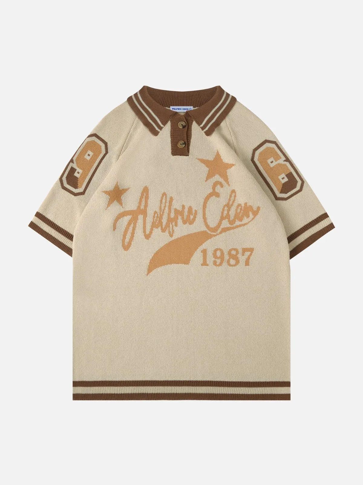 Aelfric Eden Vintage Knit Polo Tee sold by Aelfric Eden