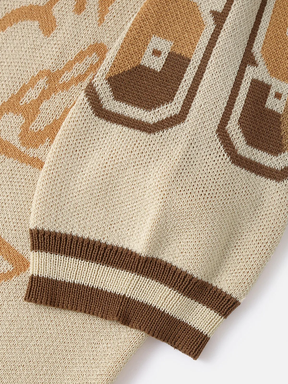 Aelfric Eden Vintage Knit Polo Tee sold by Aelfric Eden product image thumbnail 4