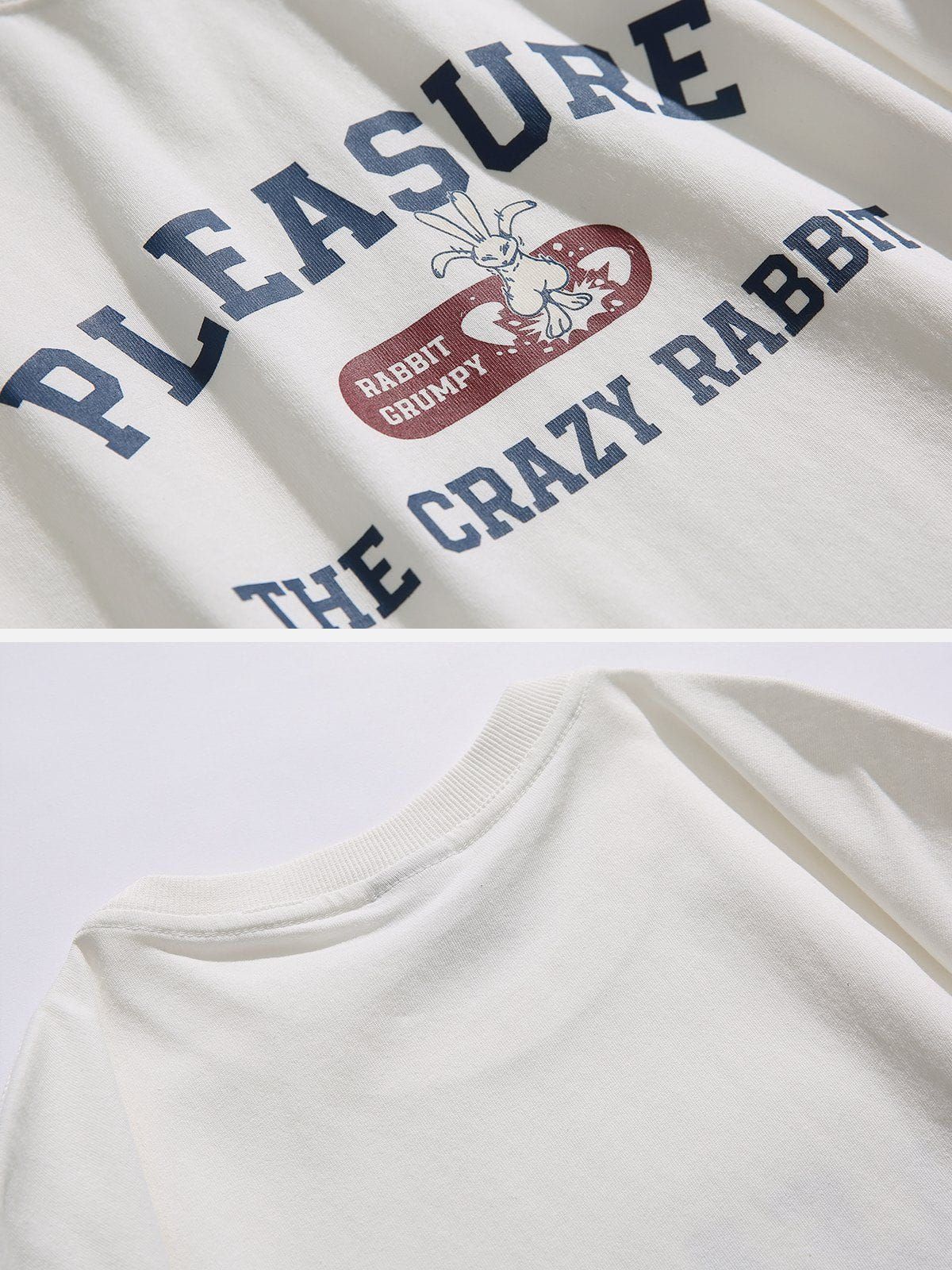 Aelfric Eden The Crazy Rabbit Print Tee sold by Aelfric Eden product image thumbnail 5