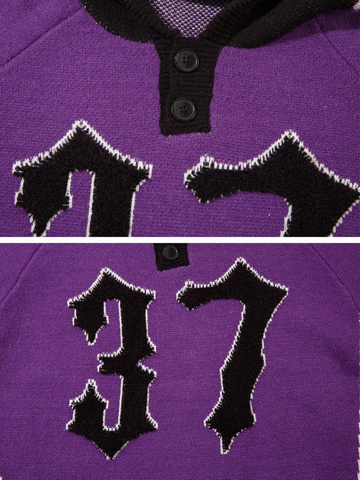 Aelfric Eden Sports Style Knit Hoodie sold by Aelfric Eden product image thumbnail 4