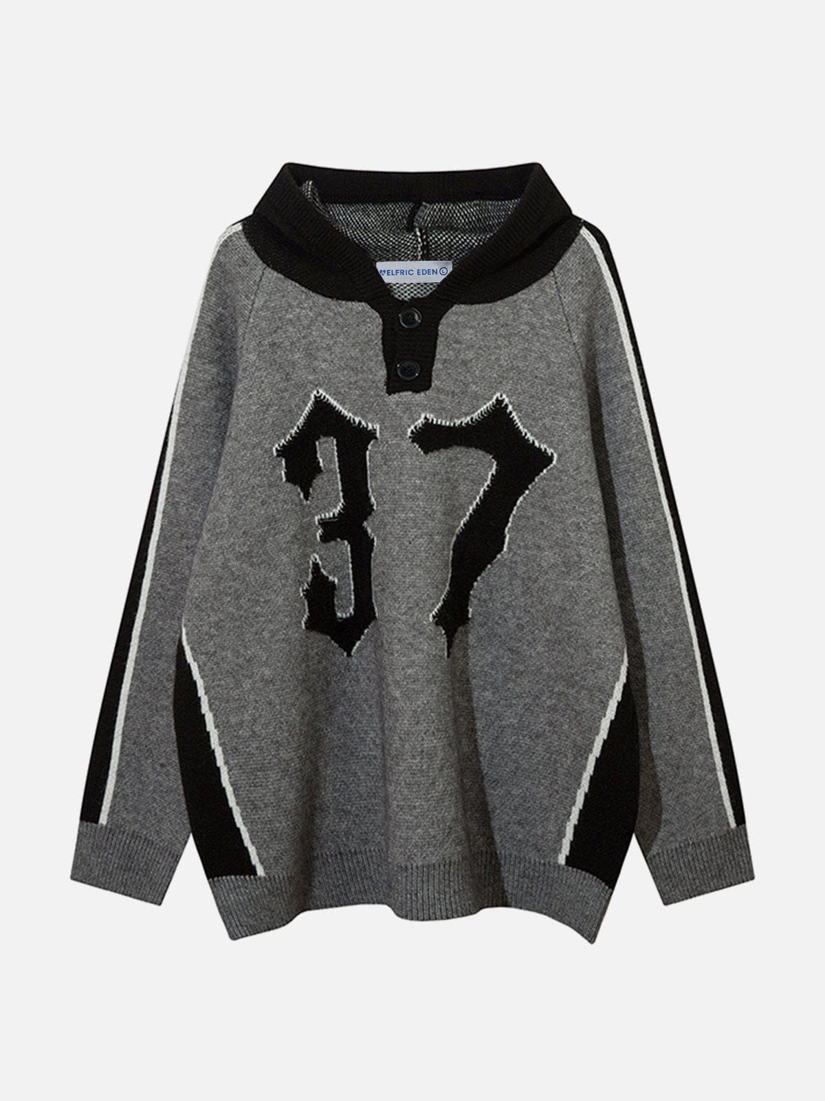 Aelfric Eden Sports Style Knit Hoodie sold by Aelfric Eden product image thumbnail 2