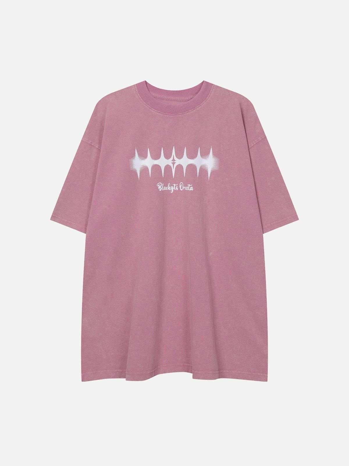 Aelfric Eden Vintage Washed Letter Print Tee sold by Aelfric Eden product image thumbnail 2