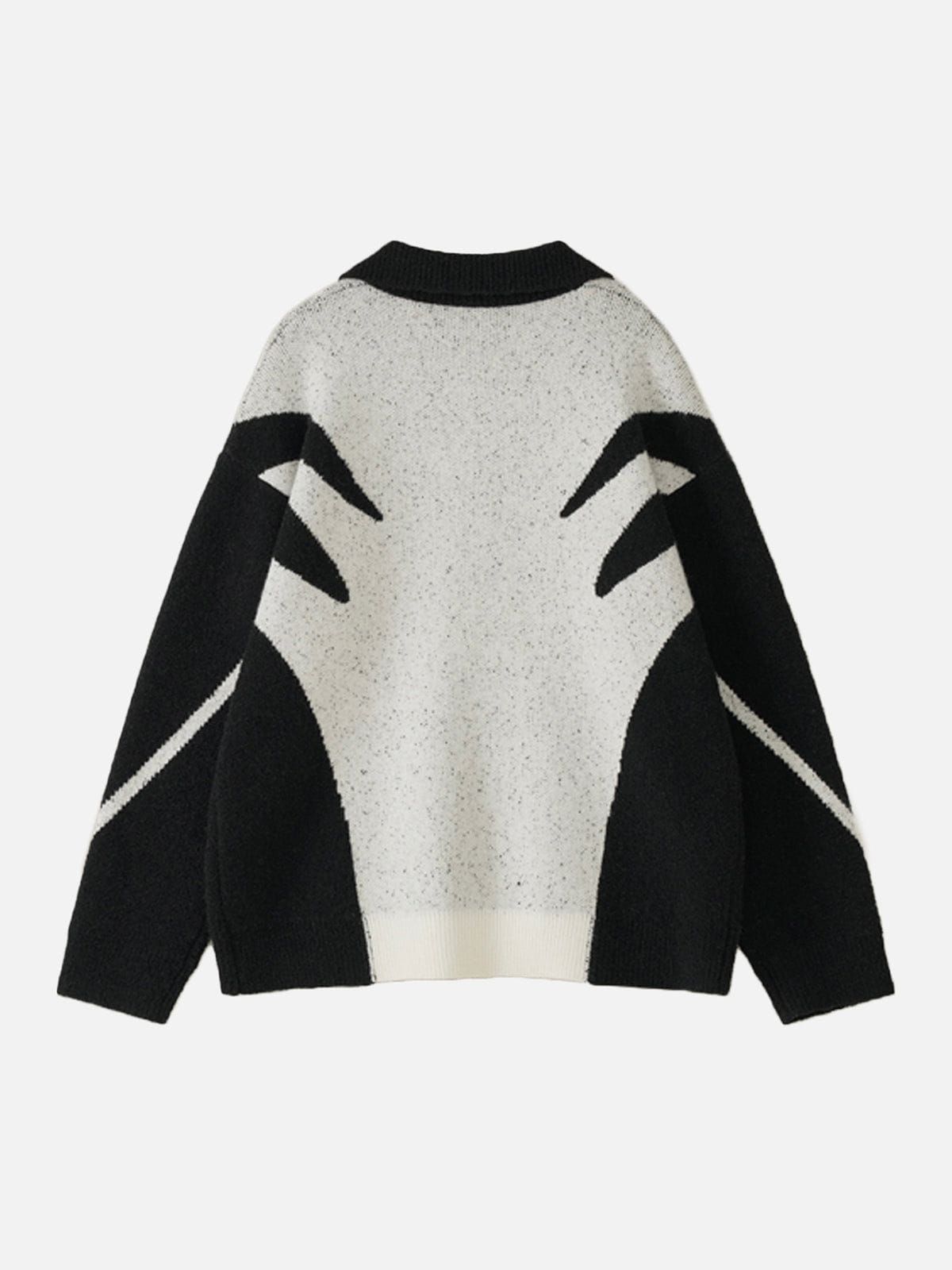 Aelfric Eden Contrasting Colors Patchwork Sweater sold by Aelfric Eden product image thumbnail 4