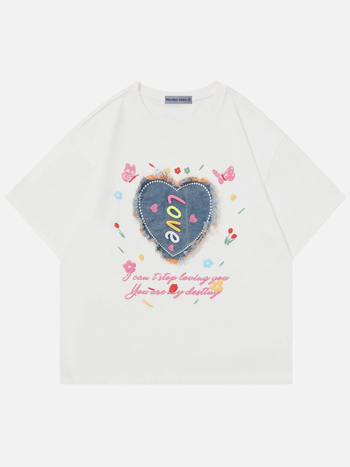 Aelfric Eden Denim Heart Tee sold by Aelfric Eden product image thumbnail 2