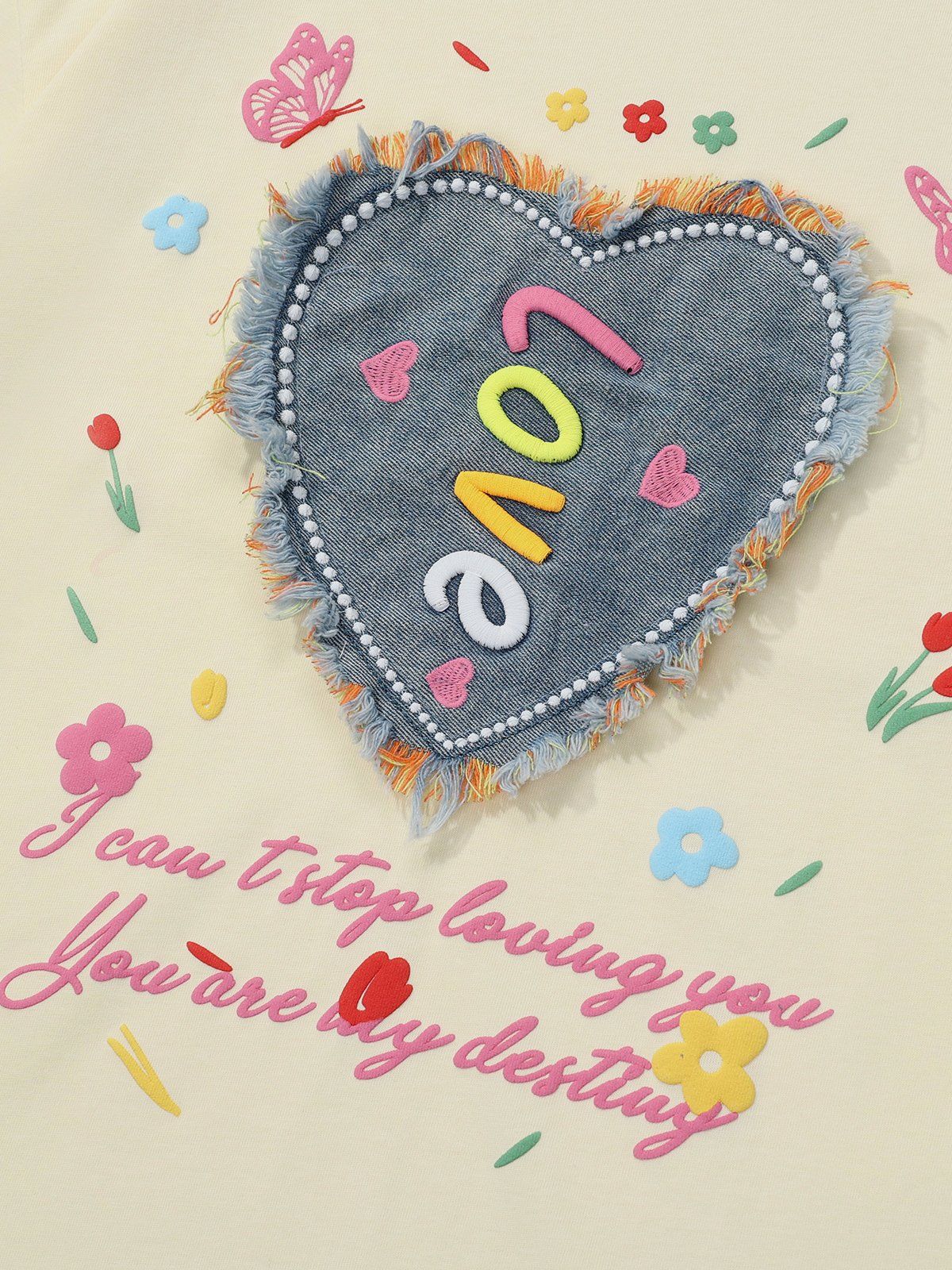 Aelfric Eden Denim Heart Tee sold by Aelfric Eden product image thumbnail 4