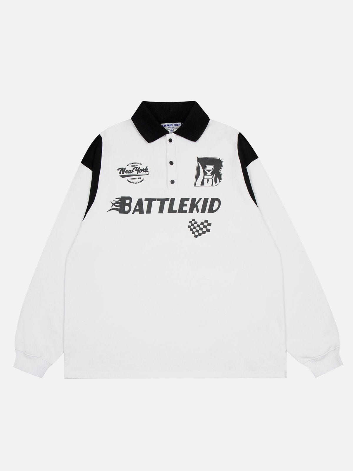 Aelfric Eden Racing Vibes Polo Sweatshirt sold by Aelfric Eden product image thumbnail 3