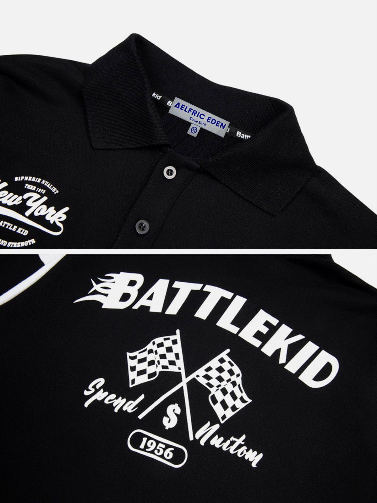 Aelfric Eden Racing Vibes Polo Sweatshirt sold by Aelfric Eden product image thumbnail 4