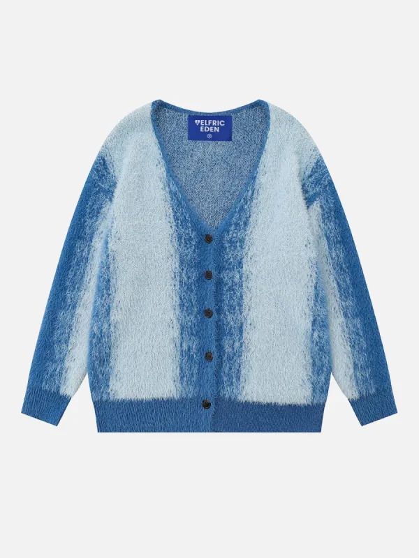 Aelfric Eden Color Blocking V-Neck Cardigan sold by Aelfric Eden