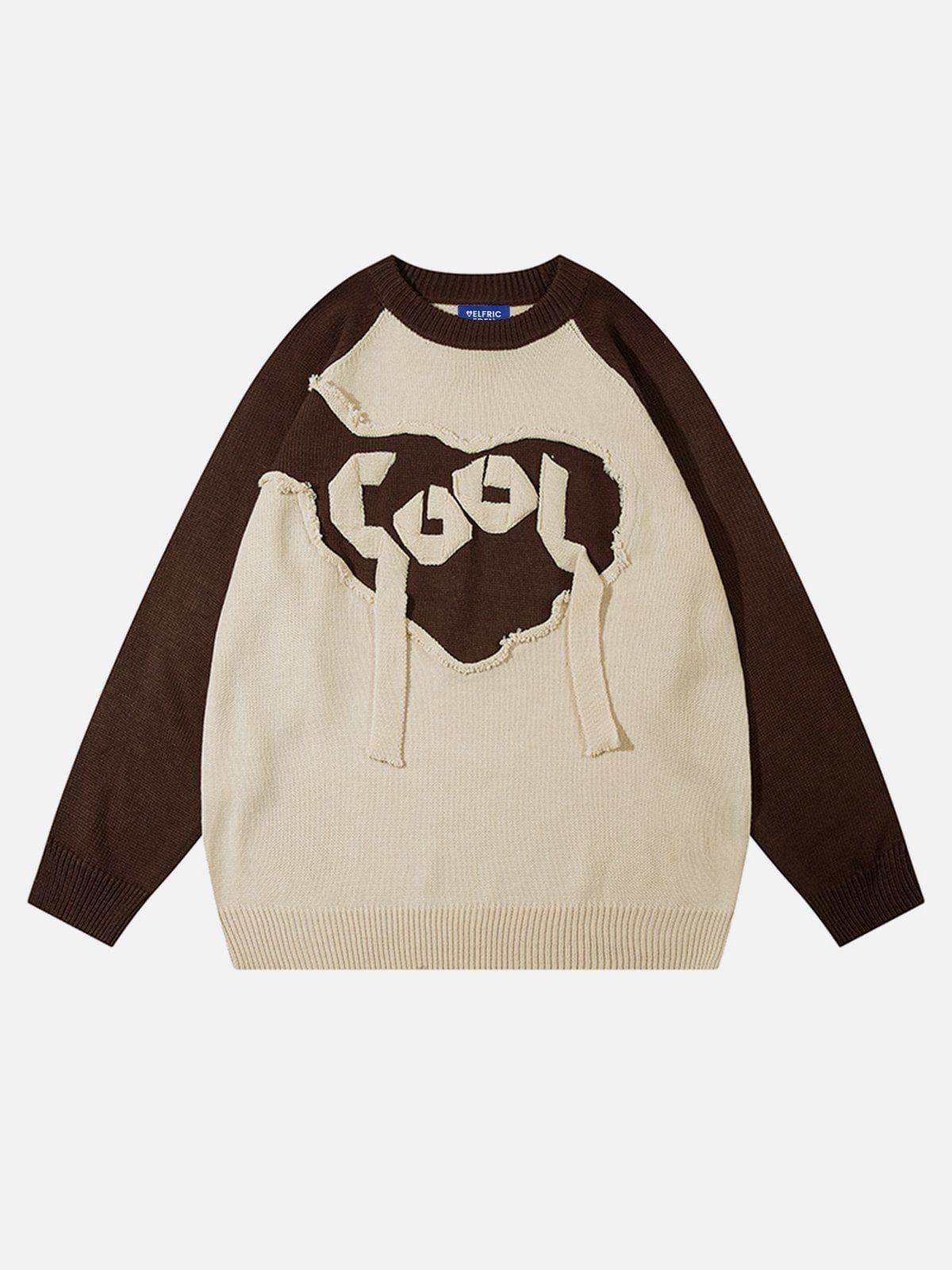 Aelfric Eden Creative Heart Street Style Sweater sold by Aelfric Eden product image thumbnail 3