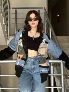 Aelfric Eden "好きです" Japanese Girl Graphic Racing Jacket sold by Aelfric Eden