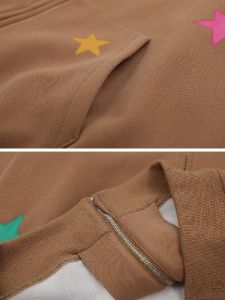 Aelfric Eden Star Print Fleece Zip Hoodie sold by Aelfric Eden