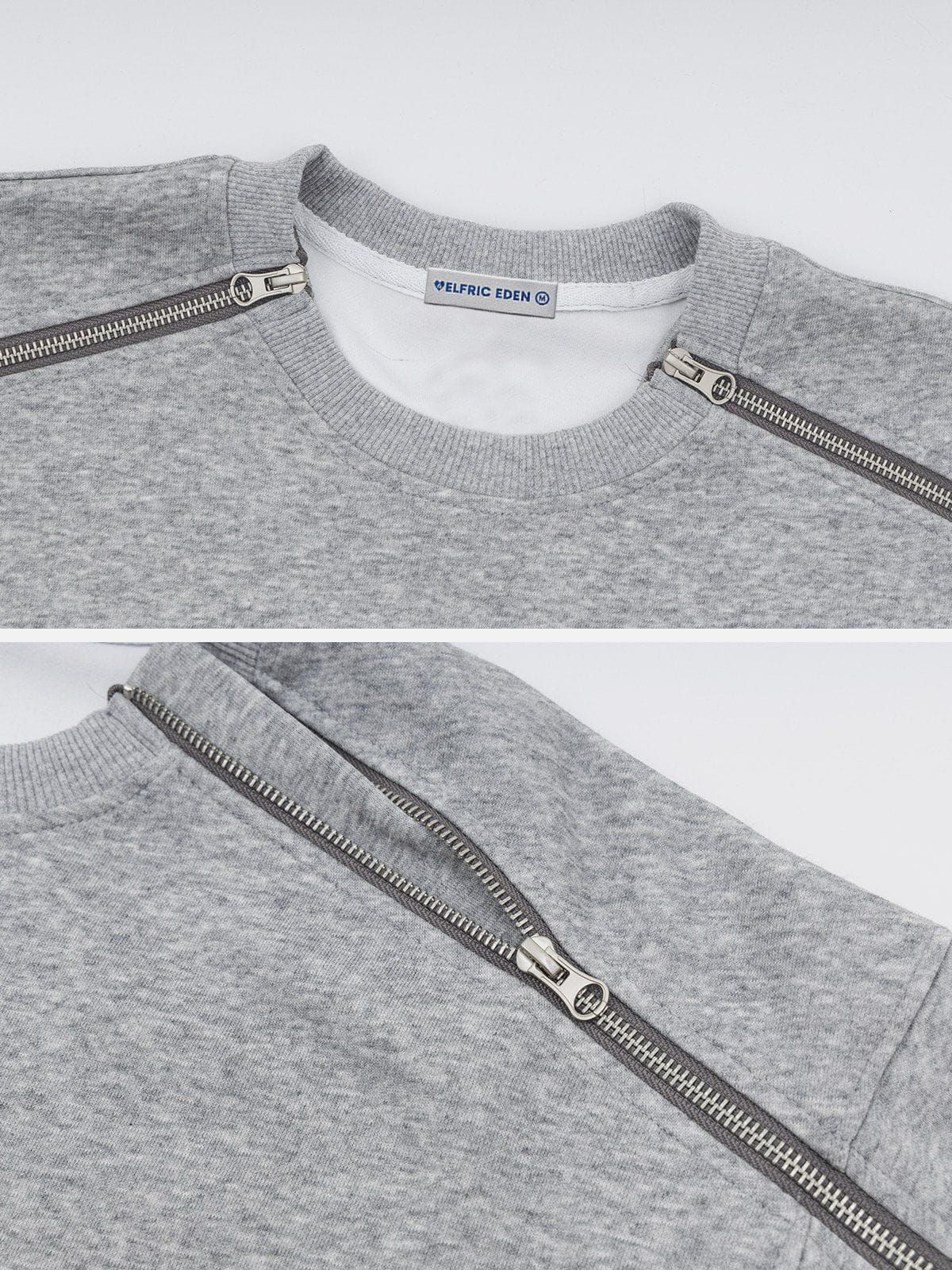 Aelfric Eden Solid ZIP UP Sweatshirt sold by Aelfric Eden product image thumbnail 3