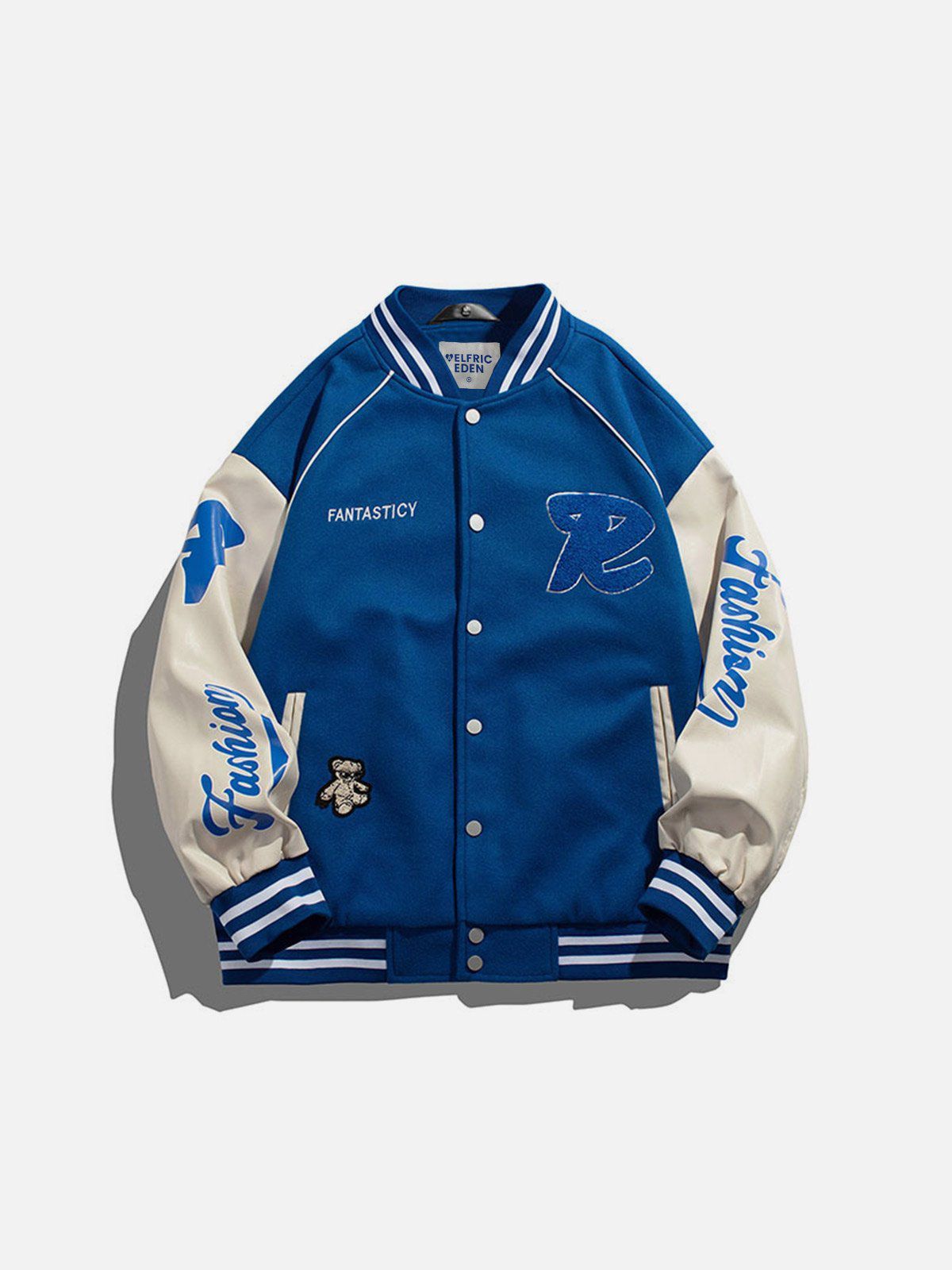 Aelfric Eden Letter Embroidery Varsity Jacket sold by Aelfric Eden product image thumbnail 2