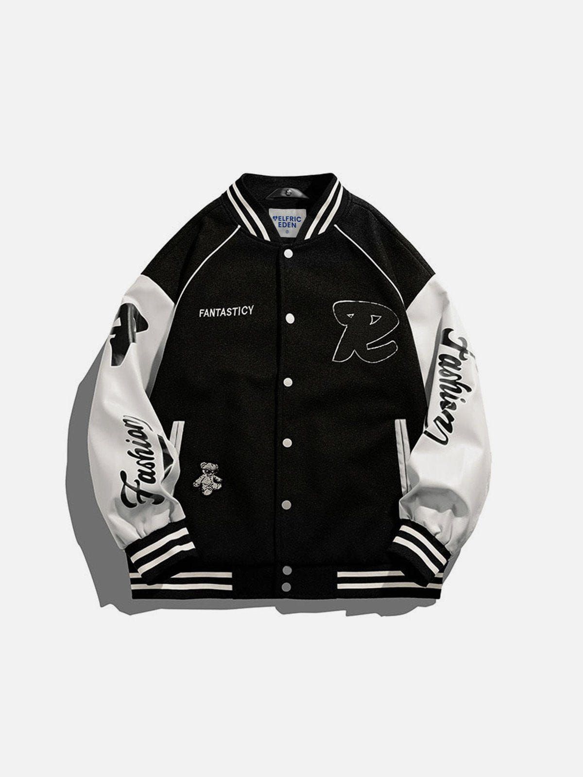 Aelfric Eden Letter Embroidery Varsity Jacket sold by Aelfric Eden product image thumbnail 4