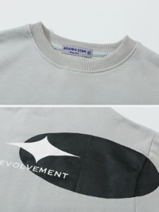 Aelfric Eden Oval Print Patchwork Sweatshirt sold by Aelfric Eden