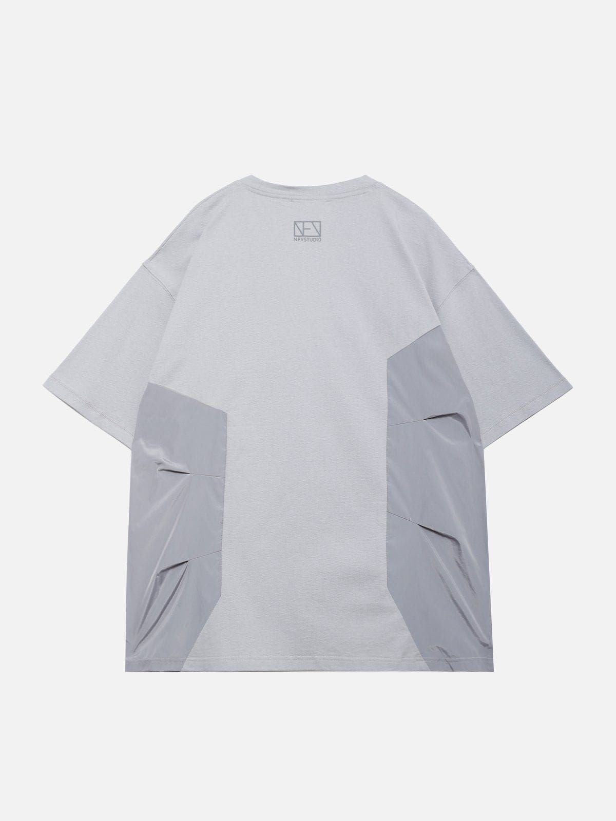 Eye Of Moon Asymmetrical Patchwork Tee sold by Aelfric Eden product image thumbnail 3