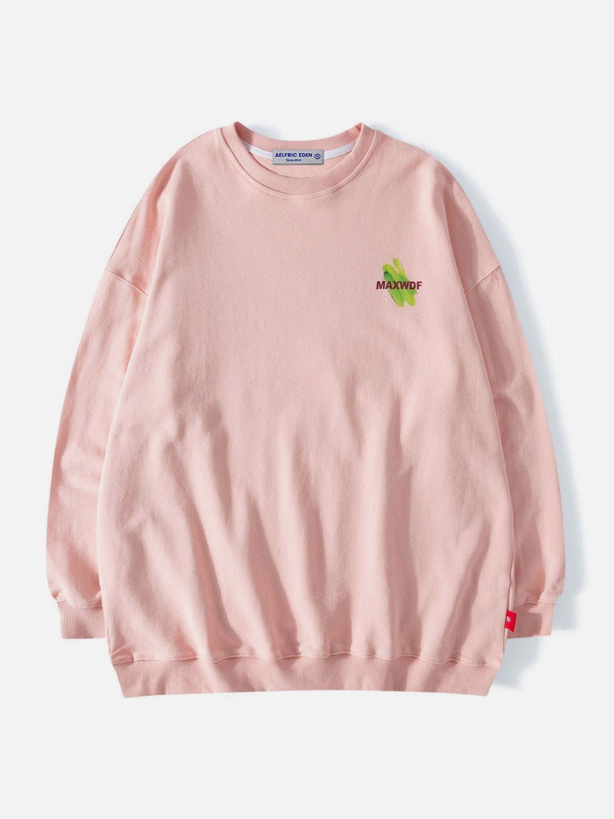 Aelfric Eden Letter Graffiti Print Sweatshirt sold by Aelfric Eden product image thumbnail 2