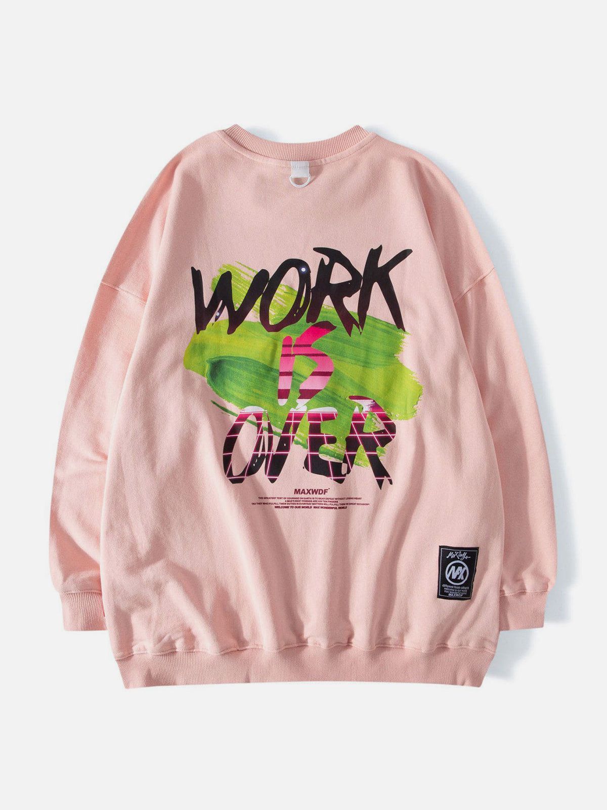 Aelfric Eden Letter Graffiti Print Sweatshirt sold by Aelfric Eden