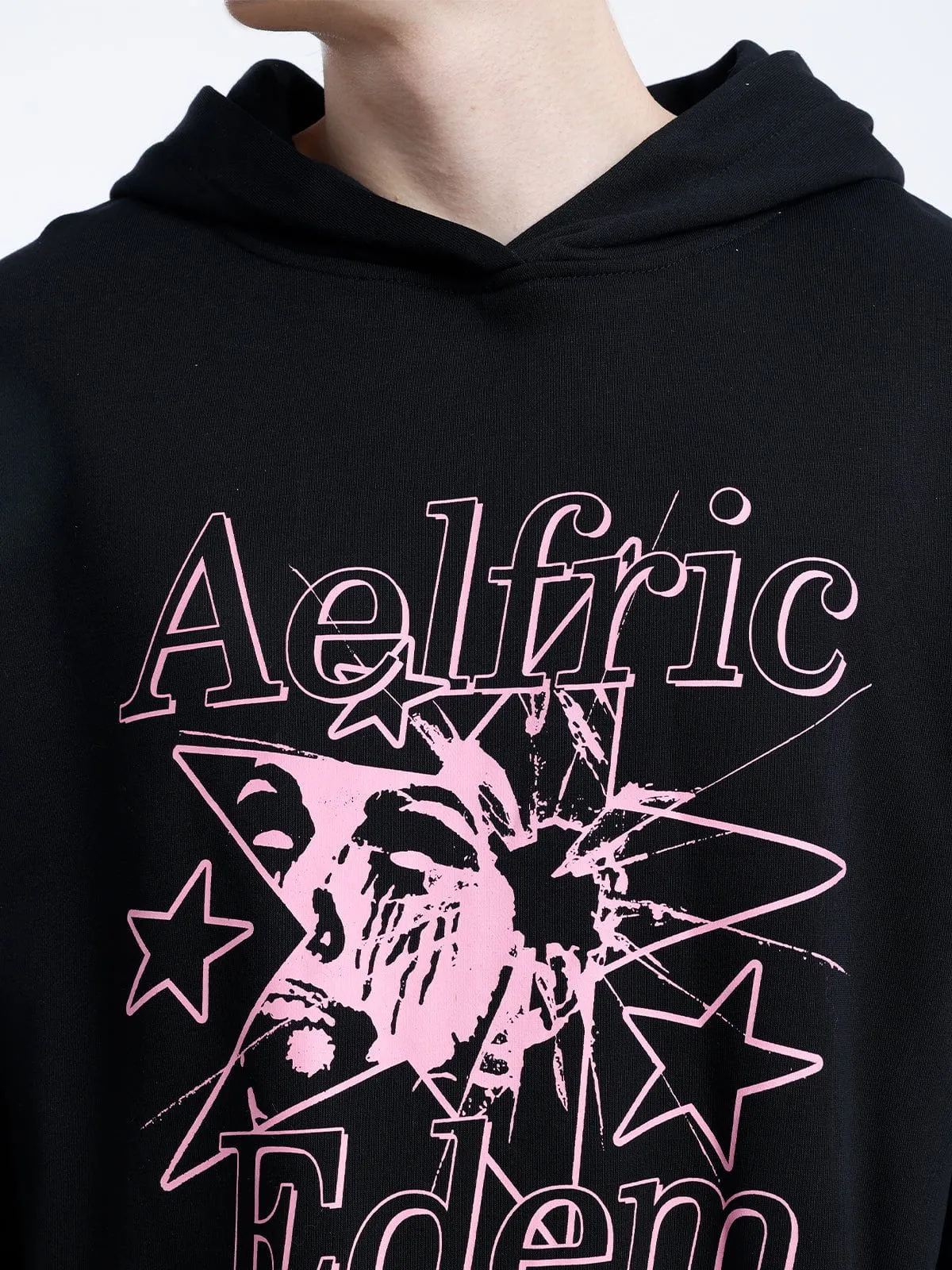 Aelfric Eden Star Human Face Print Hoodie sold by Aelfric Eden product image thumbnail 4