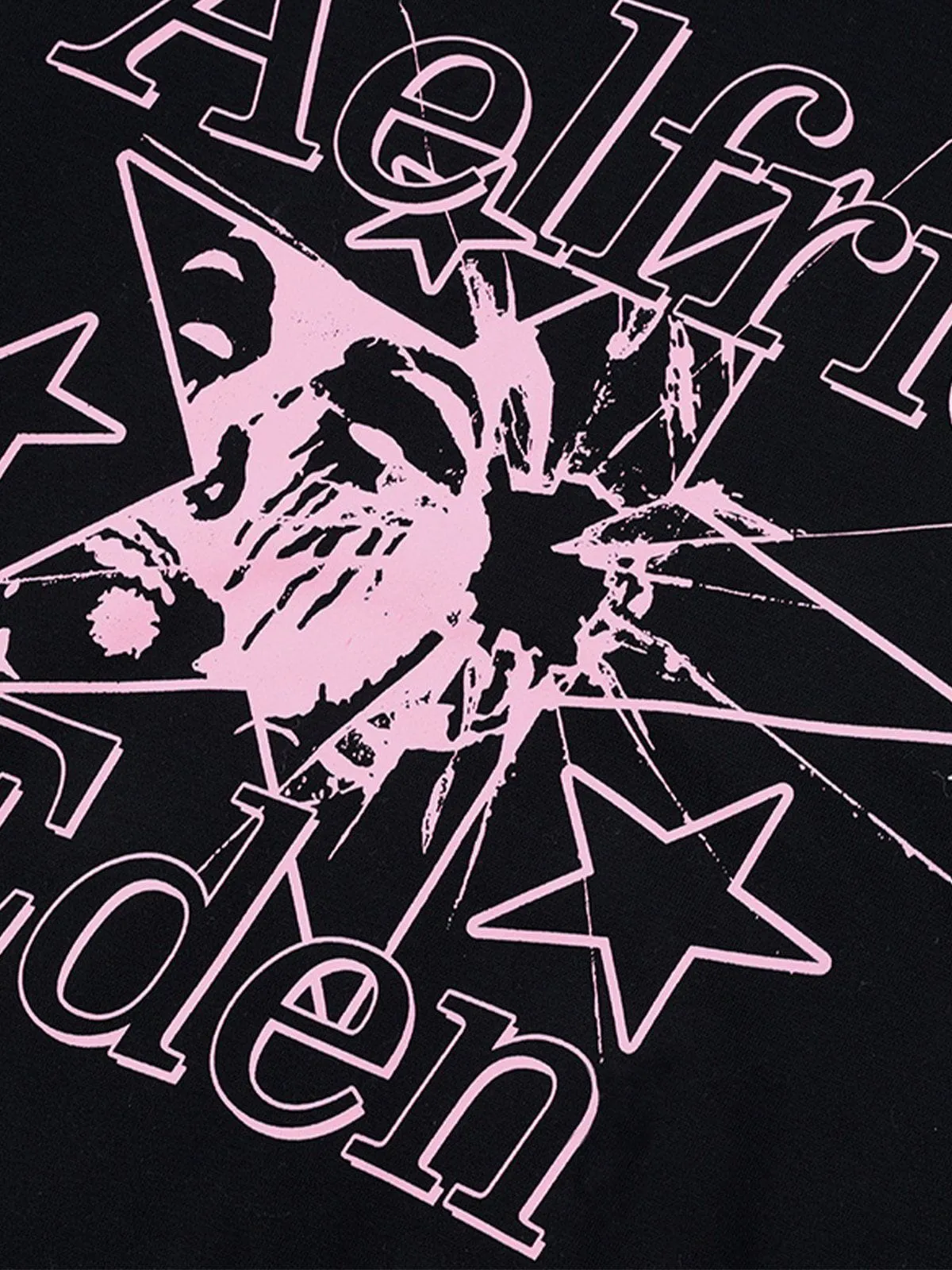 Aelfric Eden Star Human Face Print Hoodie sold by Aelfric Eden product image thumbnail 3