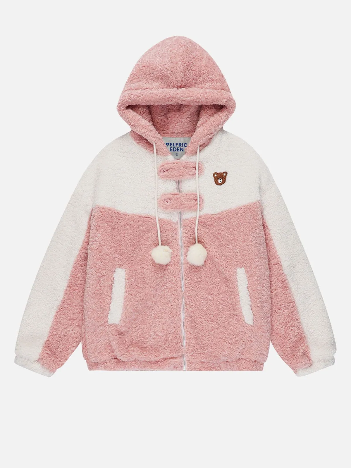 Aelfric Eden Fluffy Teddy Sherpa Hooded Coat sold by Aelfric Eden product image thumbnail 2