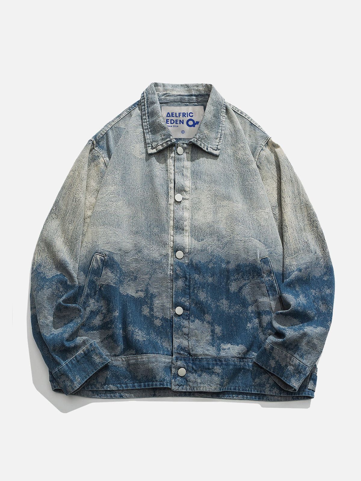 Aelfric Eden Graffiti Gradient Denim Jacket sold by Aelfric Eden