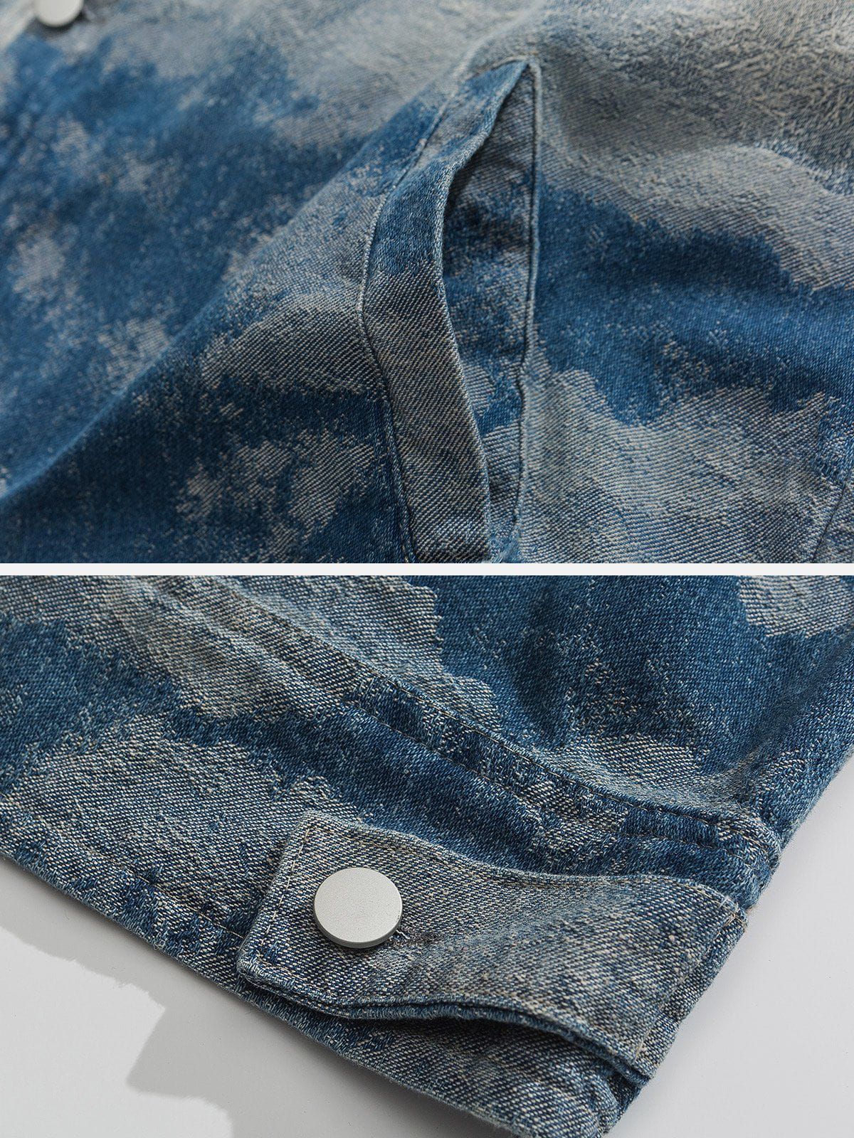 Aelfric Eden Graffiti Gradient Denim Jacket sold by Aelfric Eden product image thumbnail 3