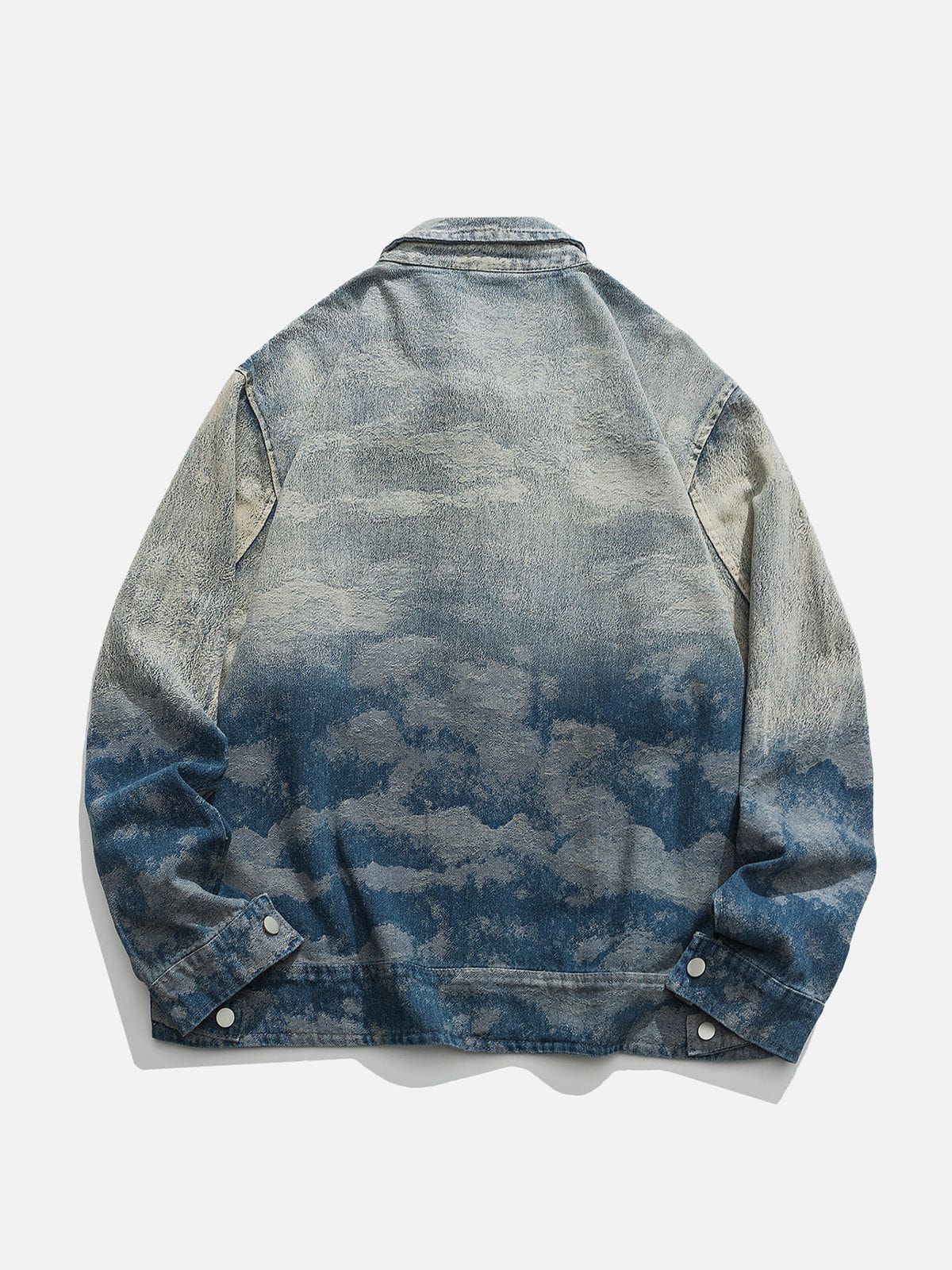 Aelfric Eden Graffiti Gradient Denim Jacket sold by Aelfric Eden product image thumbnail 2
