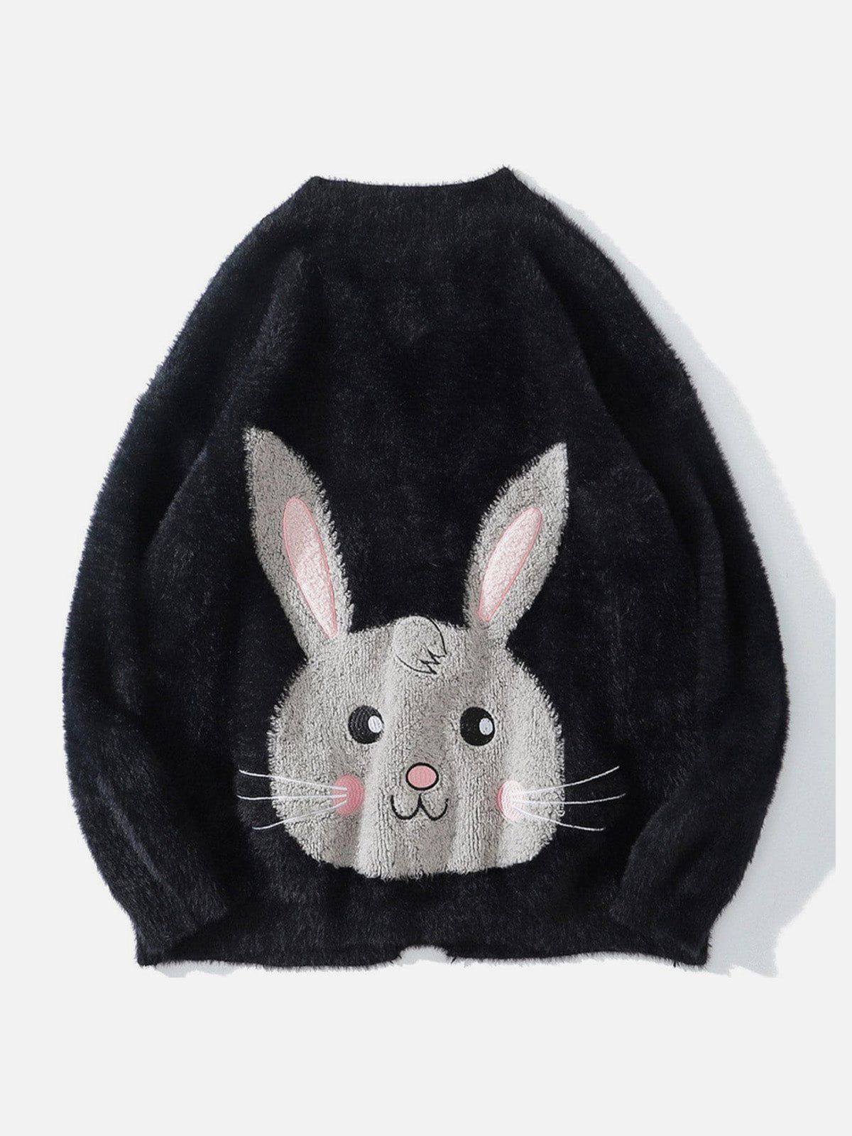 Aelfric Eden Cartoon Rabbit Embroidered Cardigan @prinz_osman sold by Aelfric Eden product image thumbnail 3